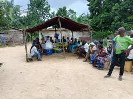 Une tournée de terrain a été engagée dans les villages de Mbouyou, Mboukou-Massi et Tchisseka, avec pour objectif principal la restructuration des bureaux des sections locales.